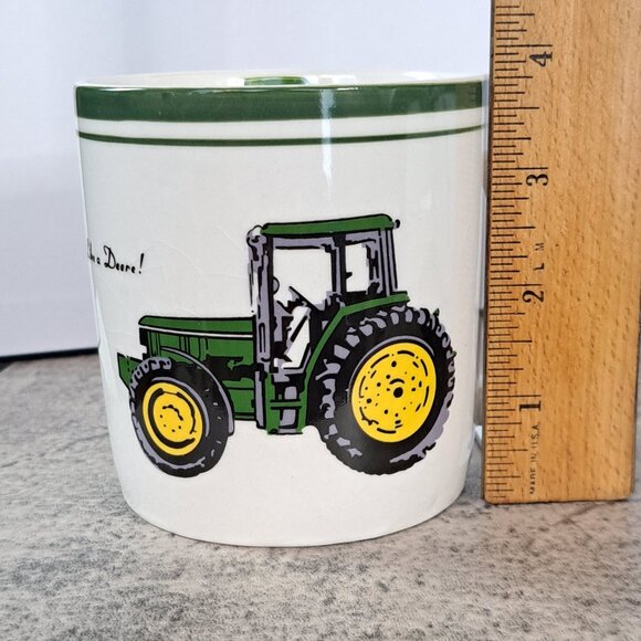 John Deere Nothing Runs Like A Deere Tractor Gibson Coffee Mug Licensed - Picture 2 of 9